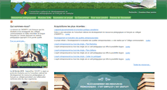 Desktop Screenshot of consortiumcollegial.ca